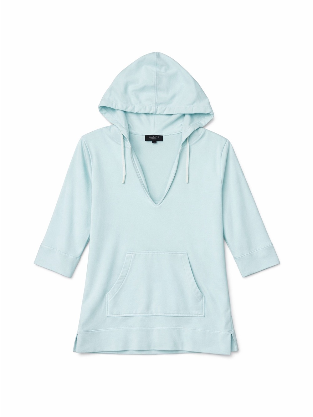TALBOTSLight Blue Hooded Pullover Top